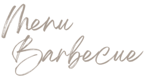 Menu Barbecue